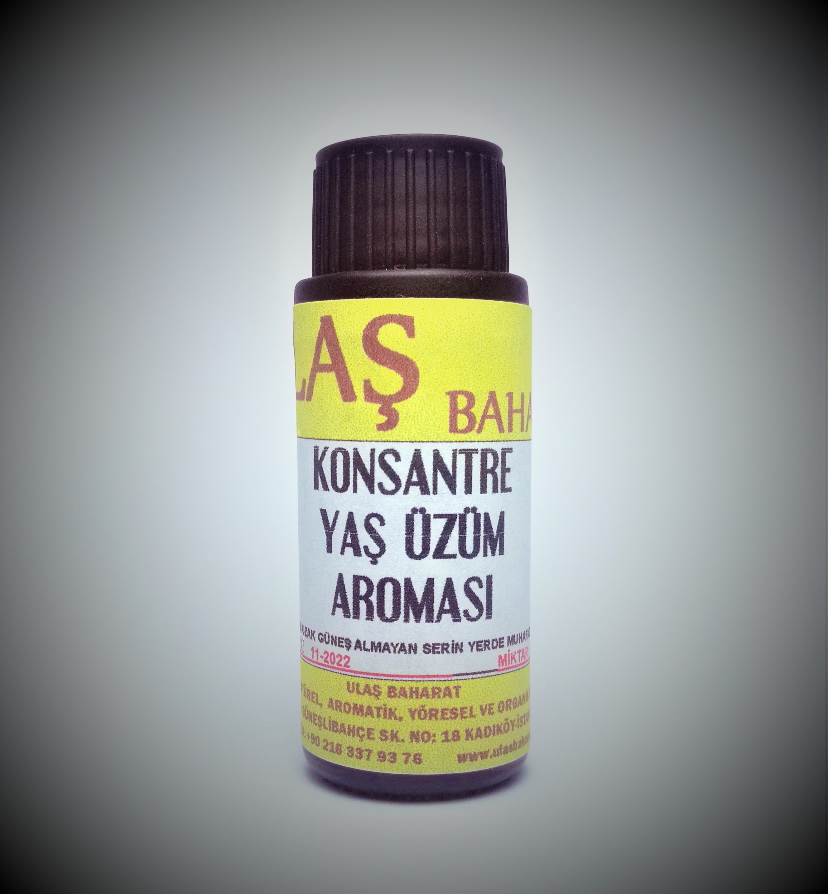 KONSANTRE YAŞ ÜZÜM AROMASI - 10 ML